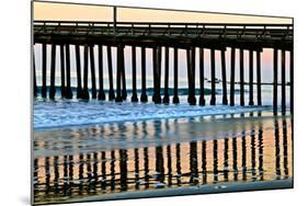 Pier Silhouette II-Lee Peterson-Mounted Photo