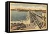 Pier, St. Petersburg, Florida-null-Framed Stretched Canvas