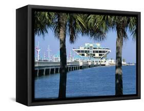 Pier, St. Petersburg, Gulf Coast, Florida, USA-J Lightfoot-Framed Stretched Canvas