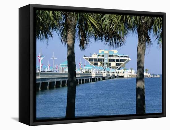 Pier, St. Petersburg, Gulf Coast, Florida, USA-J Lightfoot-Framed Stretched Canvas