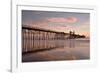 Pier Sunset 1-Lee Peterson-Framed Photographic Print