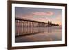 Pier Sunset 1-Lee Peterson-Framed Photographic Print