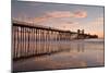 Pier Sunset 1-Lee Peterson-Mounted Photographic Print