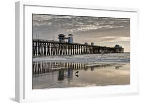 Pier Sunset 2-Lee Peterson-Framed Photographic Print