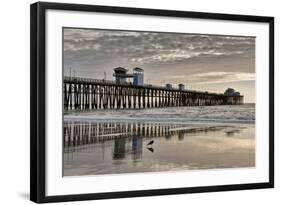 Pier Sunset 2-Lee Peterson-Framed Photographic Print