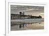 Pier Sunset 2-Lee Peterson-Framed Photographic Print