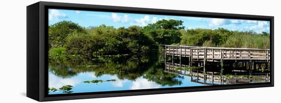 Pier Trail - Everglades National Park - Unesco World Heritage Site - Florida - USA-Philippe Hugonnard-Framed Stretched Canvas