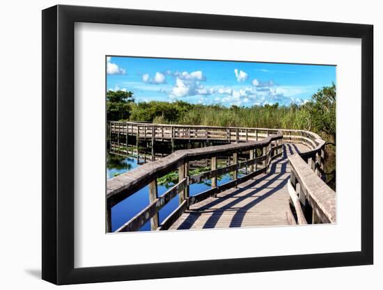 Pier Trail - Everglades National Park - Unesco World Heritage Site - Florida - USA-Philippe Hugonnard-Framed Photographic Print