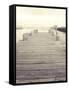 Pier View I-Jairo Rodriguez-Framed Stretched Canvas