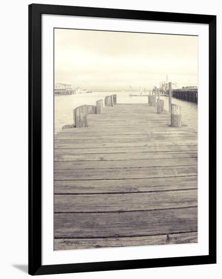 Pier View I-Jairo Rodriguez-Framed Photographic Print