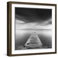 Pier with Slippers-George Digalakis-Framed Photographic Print