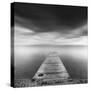 Pier with Slippers-George Digalakis-Stretched Canvas