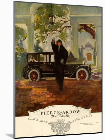 Pierce-Arrow, Magazine Advertisement, USA, 1920-null-Mounted Giclee Print