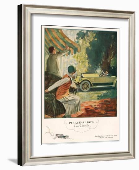 Pierce Arrow, Magazine Advertisement, USA, 1925-null-Framed Giclee Print