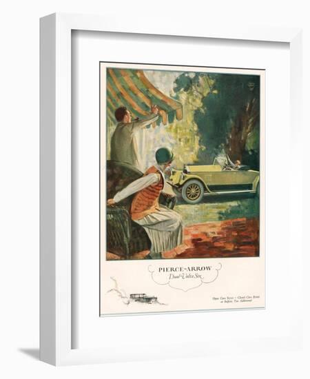 Pierce Arrow, Magazine Advertisement, USA, 1925-null-Framed Giclee Print