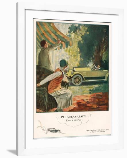 Pierce Arrow, Magazine Advertisement, USA, 1925-null-Framed Giclee Print