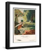 Pierce Arrow, Magazine Advertisement, USA, 1925-null-Framed Premium Giclee Print