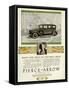 Pierce Arrow, Magazine Advertisement, USA, 1928-null-Framed Stretched Canvas