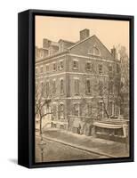 Pierce Butler Mansion, 8th and Chestnut Streets, C.1855-null-Framed Stretched Canvas
