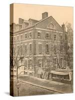 Pierce Butler Mansion, 8th and Chestnut Streets, C.1855-null-Stretched Canvas