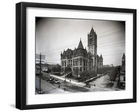 Pierce County Courthouse, Tacoma (1907)-Ashael Curtis-Framed Giclee Print