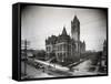 Pierce County Courthouse, Tacoma (1907)-Ashael Curtis-Framed Stretched Canvas