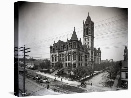 Pierce County Courthouse, Tacoma (1907)-Ashael Curtis-Stretched Canvas