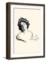 Pierced In the Heart-Charles Dana Gibson-Framed Art Print