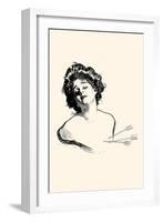 Pierced In the Heart-Charles Dana Gibson-Framed Art Print