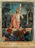 Baptism of Christ, Detail of Christ, John the Baptist and Angels, 1450-Piero della Francesca-Giclee Print