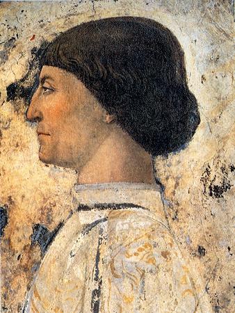 Sigismondo Pandolfo Malatesta (Detail of Fresco in Tempio Malatestiano, Rimin), 1451