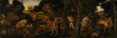 A Hunting Scene, c.1494-1500-Piero di Cosimo-Giclee Print