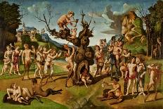 The Forest Fire, 15th Century-Piero di Cosimo-Framed Stretched Canvas