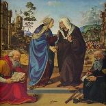 'The Visitation with Saints Nicholas and Anthony Abbot', c1489-1490-Piero di Cosimo-Giclee Print
