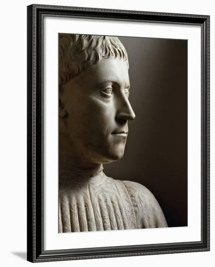 Piero I Di Cosimo De Medici, by Mino Da Fiesole-null-Framed Photographic Print