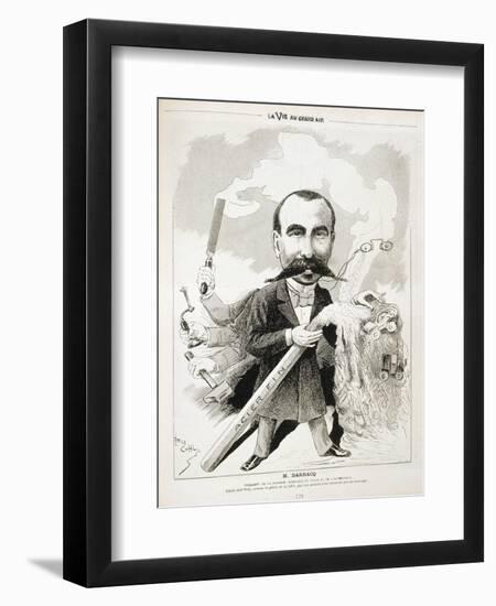 Pierre-Alexander Darracq, French Automobile Manufacturer, 1901-Emile Cohl-Framed Giclee Print