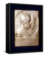 Pierre and Marie Curie, French Physicists-null-Framed Stretched Canvas