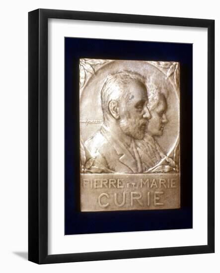 Pierre and Marie Curie, French Physicists-null-Framed Photographic Print