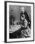 Pierre and Marie Curie in their Laboratory, 1898-null-Framed Giclee Print