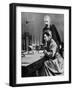 Pierre and Marie Curie in their Laboratory, 1898-null-Framed Giclee Print