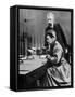 Pierre and Marie Curie in their Laboratory, 1898-null-Framed Stretched Canvas