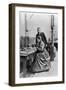 Pierre and Marie Curie in Their Laboratory, circa 1903-null-Framed Giclee Print