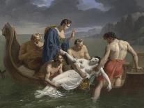The Death of Sappho, 1819-Pierre Antoine Augustin Vafflard-Framed Giclee Print