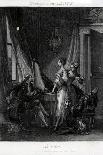 The Bride's Going-To-Bed Ceremony, Engraved from Jean-Michel Moreau, Said the Young-Pierre Antoine Baudouin-Giclee Print