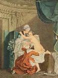 The Bride's Going-To-Bed Ceremony, Engraved from Jean-Michel Moreau, Said the Young-Pierre Antoine Baudouin-Giclee Print