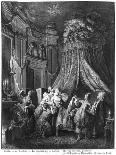 The Bride's Going-To-Bed Ceremony, Engraved from Jean-Michel Moreau, Said the Young-Pierre Antoine Baudouin-Giclee Print