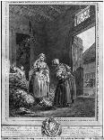 The Bride's Going-To-Bed Ceremony, Engraved from Jean-Michel Moreau, Said the Young-Pierre Antoine Baudouin-Giclee Print