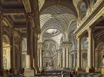 Interior of La Madeleine Church, as Designed by Contant D'Ivry-Pierre Antoine De Machy-Giclee Print