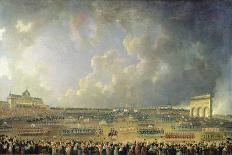 The Festival of the Federation at the Champ De Mars, 14 July 1790-Pierre-Antoine Demachy-Giclee Print