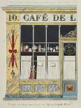 Cafe, 10 Rue Hauteville-Pierre Antoine Leboux De La Mesangere-Giclee Print